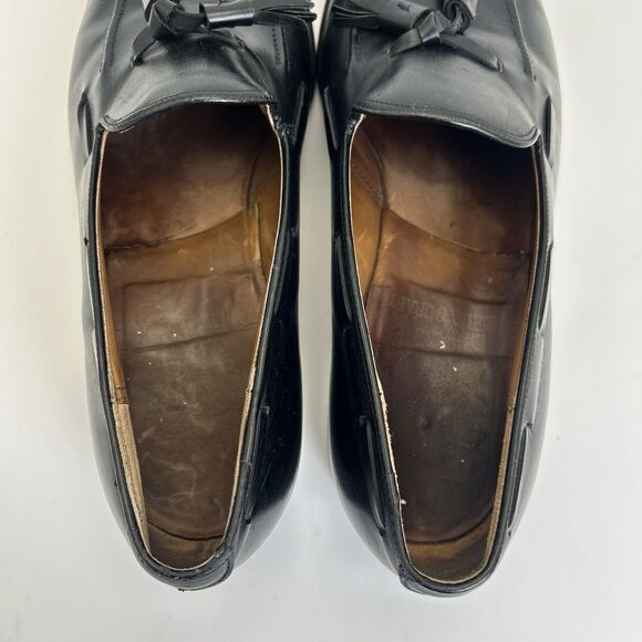 Johnston & Murphy Aristocraft Tassel Dress Loafers Mens 10.5 Black Made In USA main image 8